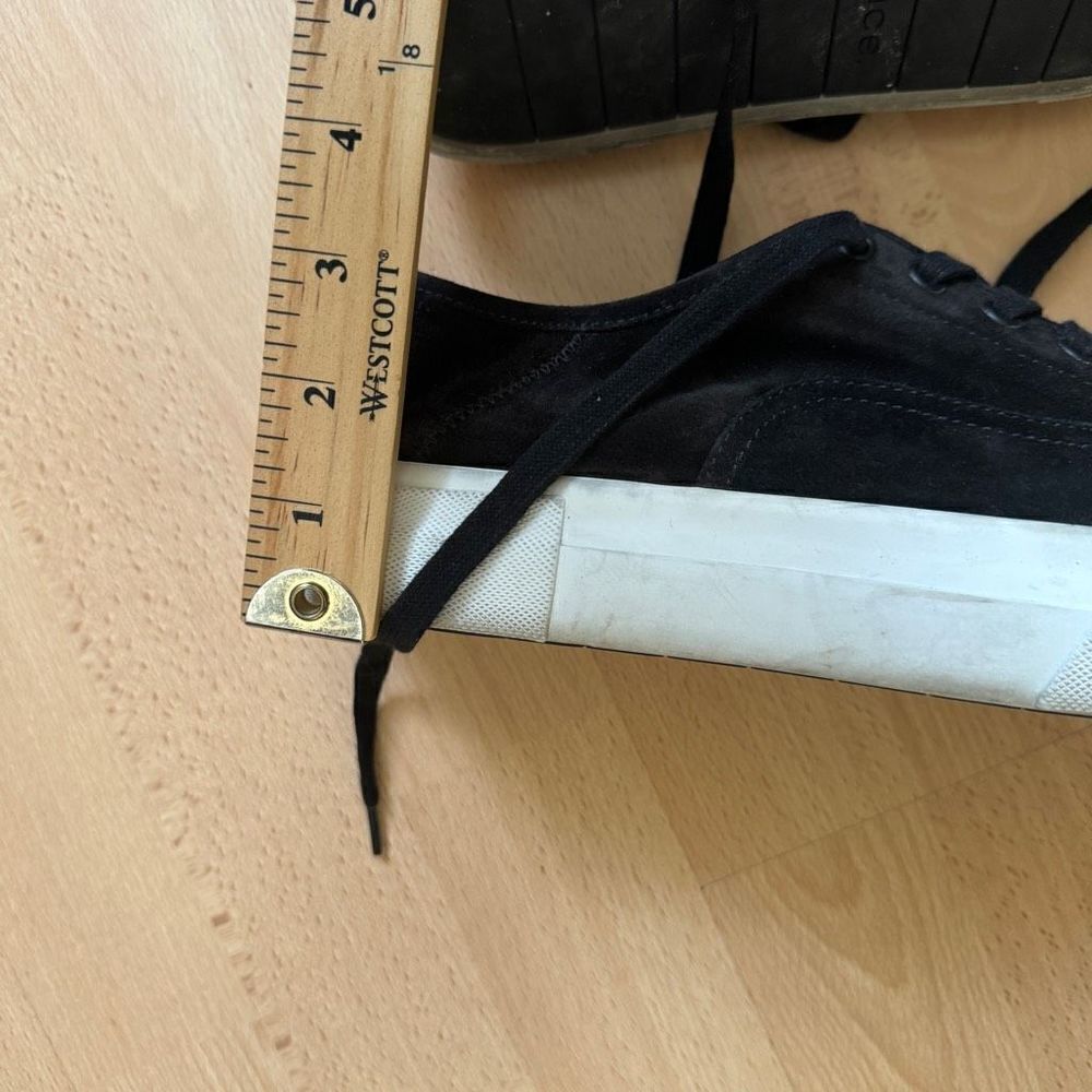 Vince Sneakers Women's 8.5 Copley Black Suede Platform Lace-Up - Picture 4 of 11